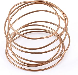 uxcell 2mm Dia Copper Spiral Refrigeration Tubing Coil 1.5M