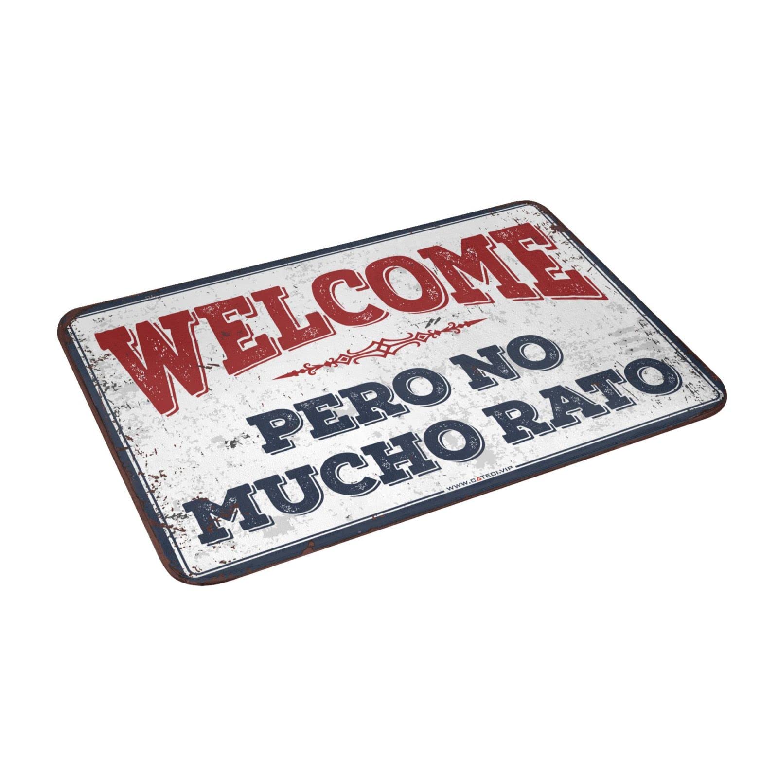 Tapis de porte d'entrée de ferme Welcome original : sublimez votre entrée de maison 65x90cm