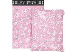 10x13 Christmas Poly Mailers, Envelopes for Holiday Boutique