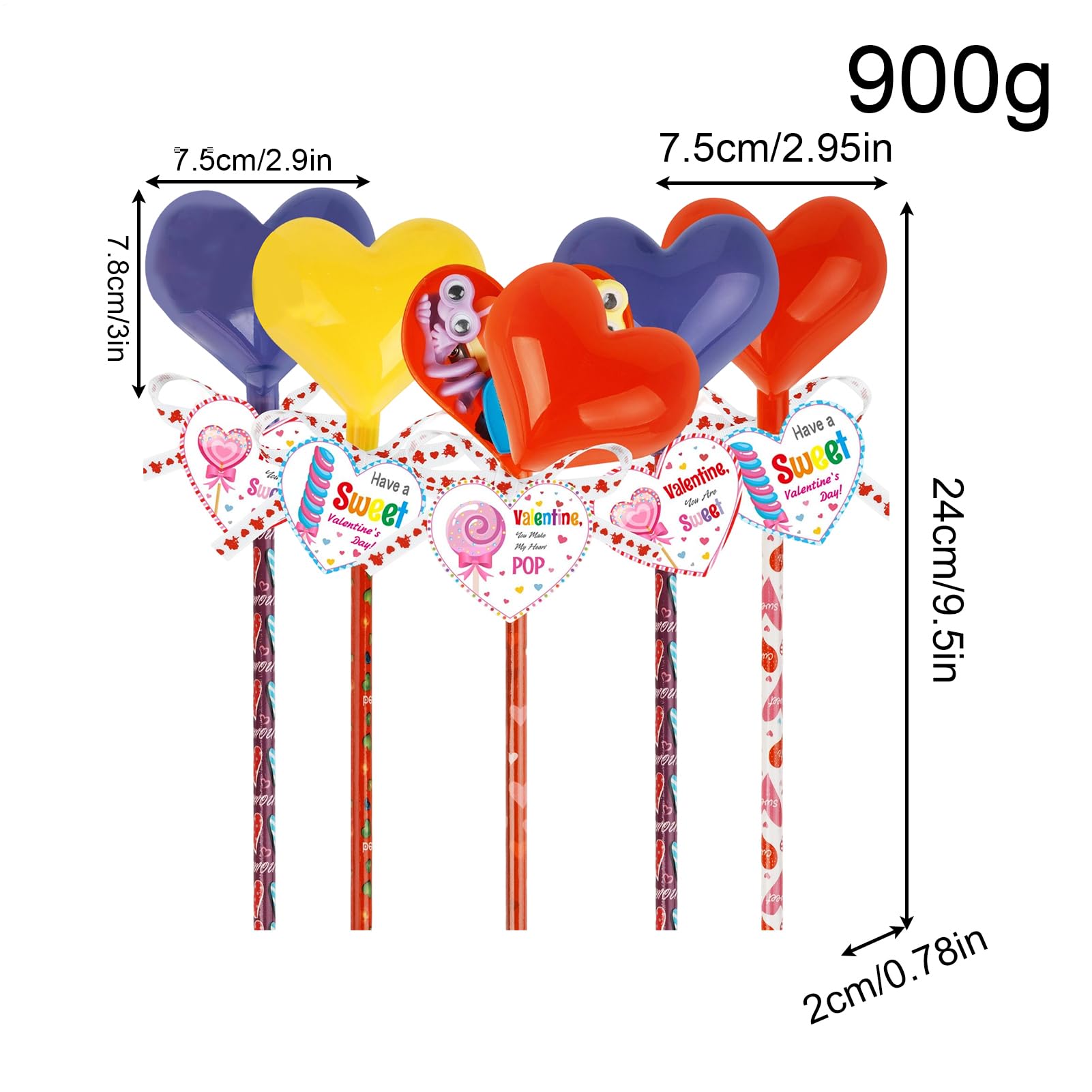 Cartoleria A Tema Cuori Con Adesivi Biglietti Matite E Gomme | Cartoleria Per Bambini In Classe Di San Per Ragazzi, Ragazze, Casa, Scuola, Feste, Party Favori, Sacchetti Regalo