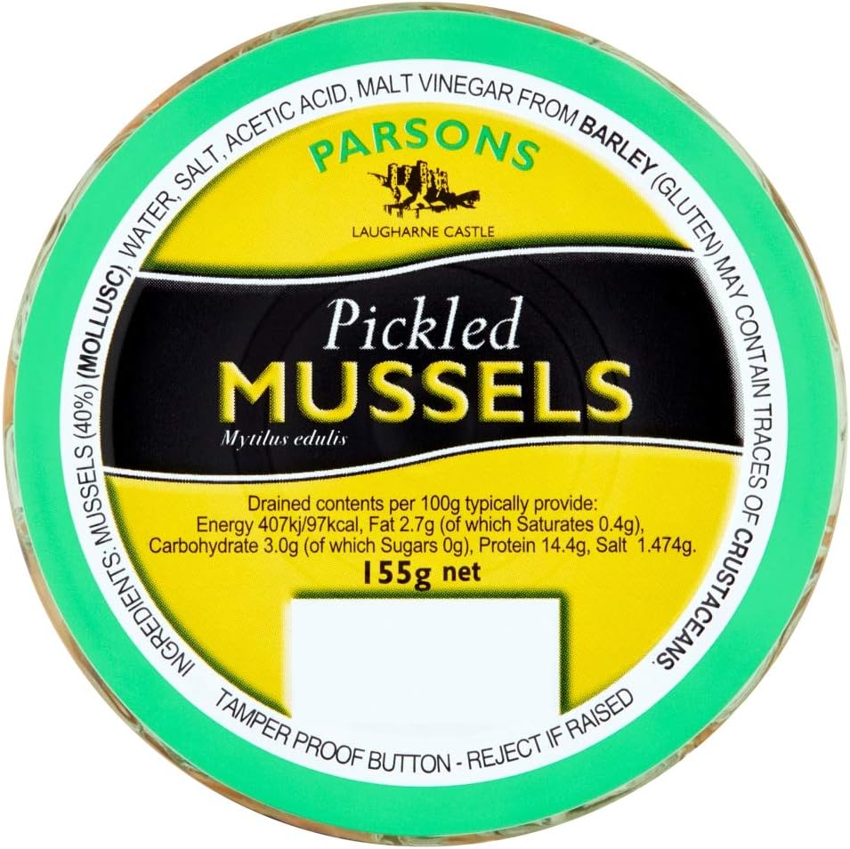 Parsons Pickles Mussels, 155 g
