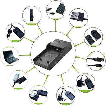USB Charger and Battery (2-Pack) for JVC Everio GZ-MG130U, GZ-MG230U, GZ-MG330U, GZ-MG360U Camcorder