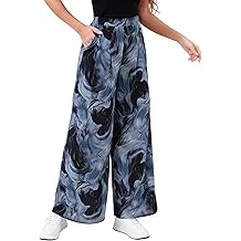 Palazzo Pants for Women, Wide Leg High Waist Flowy Dressy Casual Boho Trousers with Pockets