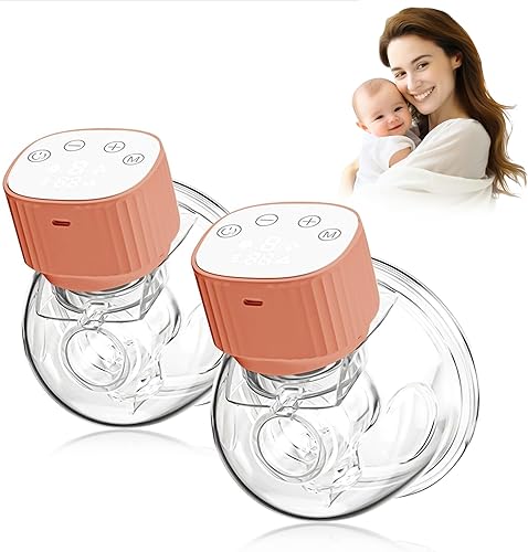 Extractor de leche doble portátil, sacaleche eléctrico manos libres con 3 modos y 9 niveles, pantalla LCD, extractor de leche portátil ultra