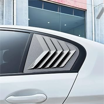 Bmw 5シリーズ G30 2018 2019 2020 2021 2022 2023 車用リアサイドウィンドウルーバーエアベントフロントガラス装飾カバーabs光沢ブラック