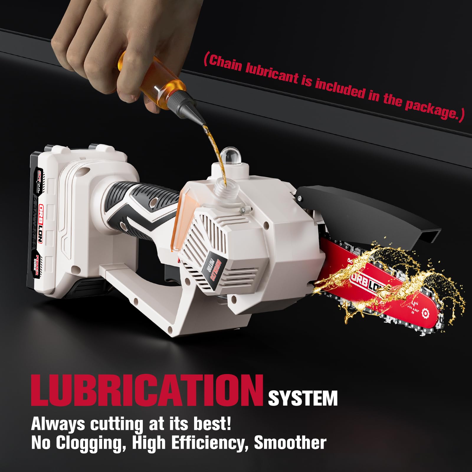 Motosega A Batteria 21V 4000mAh - 800W Senza Spazzole, Per Potatura E Giardinaggio - Foto 4