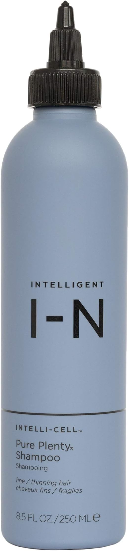 Pure Plenty Exfoliating Hair Shampoo - Non-Toxic Scalp Scrubber & Hair Thickening Shampoo with Plant Stem Cells for Fine & Thinning Hair (8.5 oz)