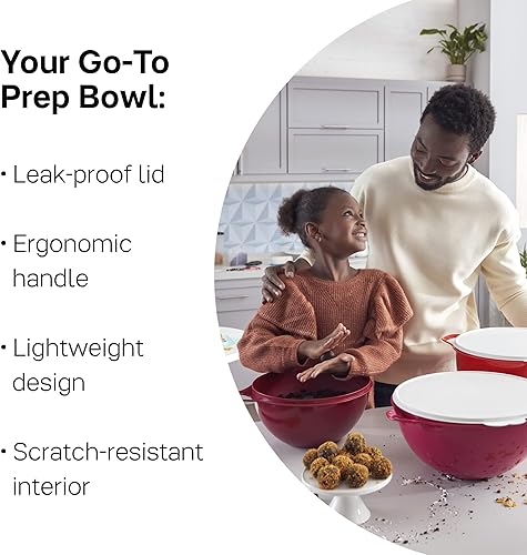 Miniatura 3 de Tupperware Brand Thatsa - Cuenco grande de preparación y almacenamiento, 7.8 L (32 tazas), apto para lavavajillas y sin BPA, hermético, a prueba de