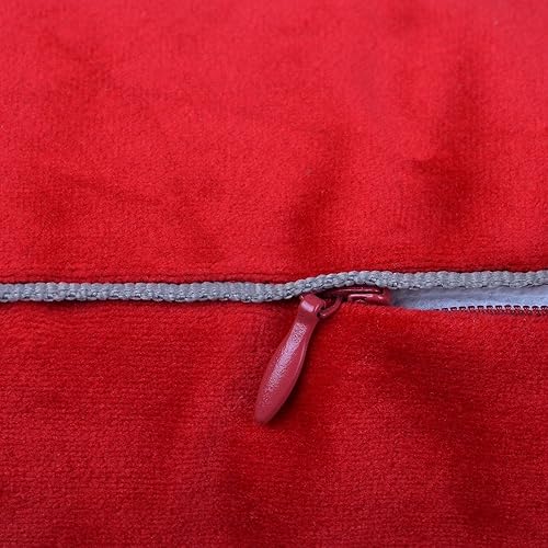 Miniatura 3 de KINGROSE Funda de cojín decorativa de terciopelo sólido, funda de cojín suave de lujo para sofá, silla, cama, sala de estar, 14 x 24 pulgadas, color