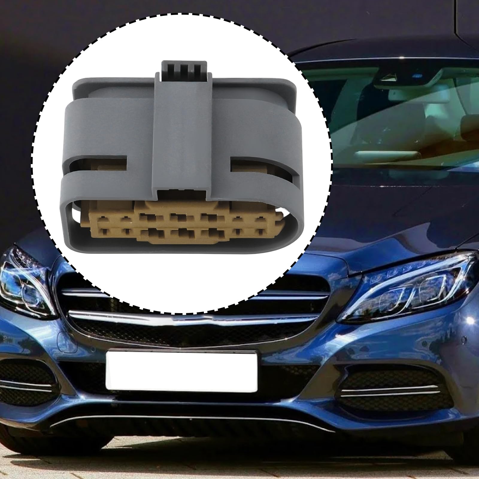Connecteur De Phare Avant 14 Broches Pour Mercedes Classe C W205 C220 - Compatible A0525456026 - 4