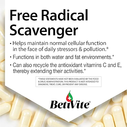 Miniatura 9 de BetiVite Multivitamínico mejora la función nerviosa y la salud ocular, contiene vitamina C y cromo para niveles saludables de azúcar, suministro de