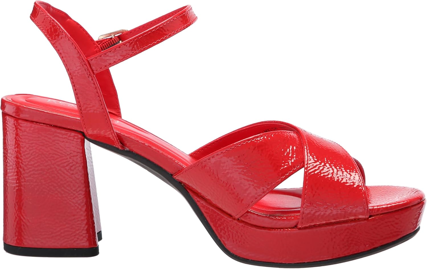 Kenneth Cole REACTION レディース Reeva プラットフォーム, レッドパテント, 7