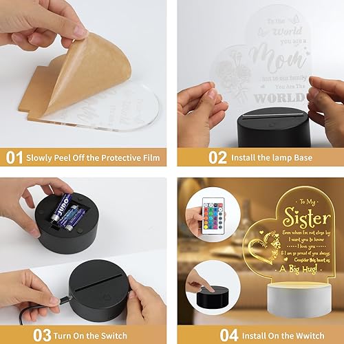 Miniatura 5 de BASSI Regalo para la lámpara de la hermana