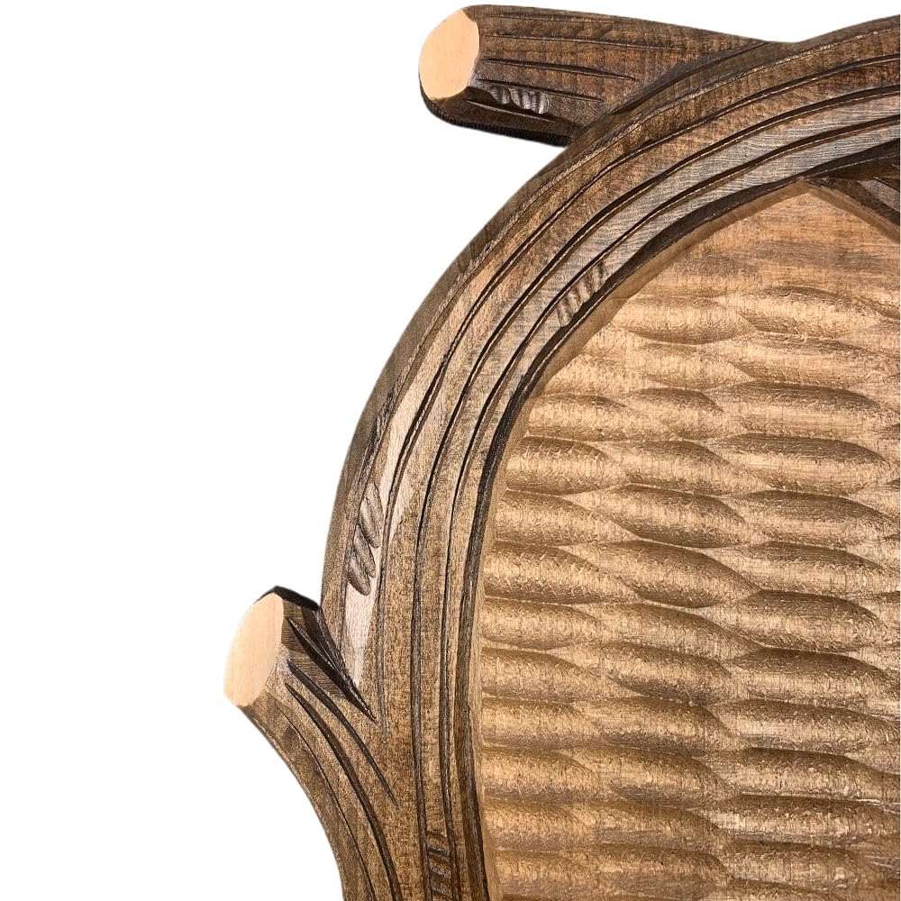 Hi Life Living Nature Scudo di Legno per Trofeo Daino. Pannello. Corna. Caccia. 43x22cm 231402