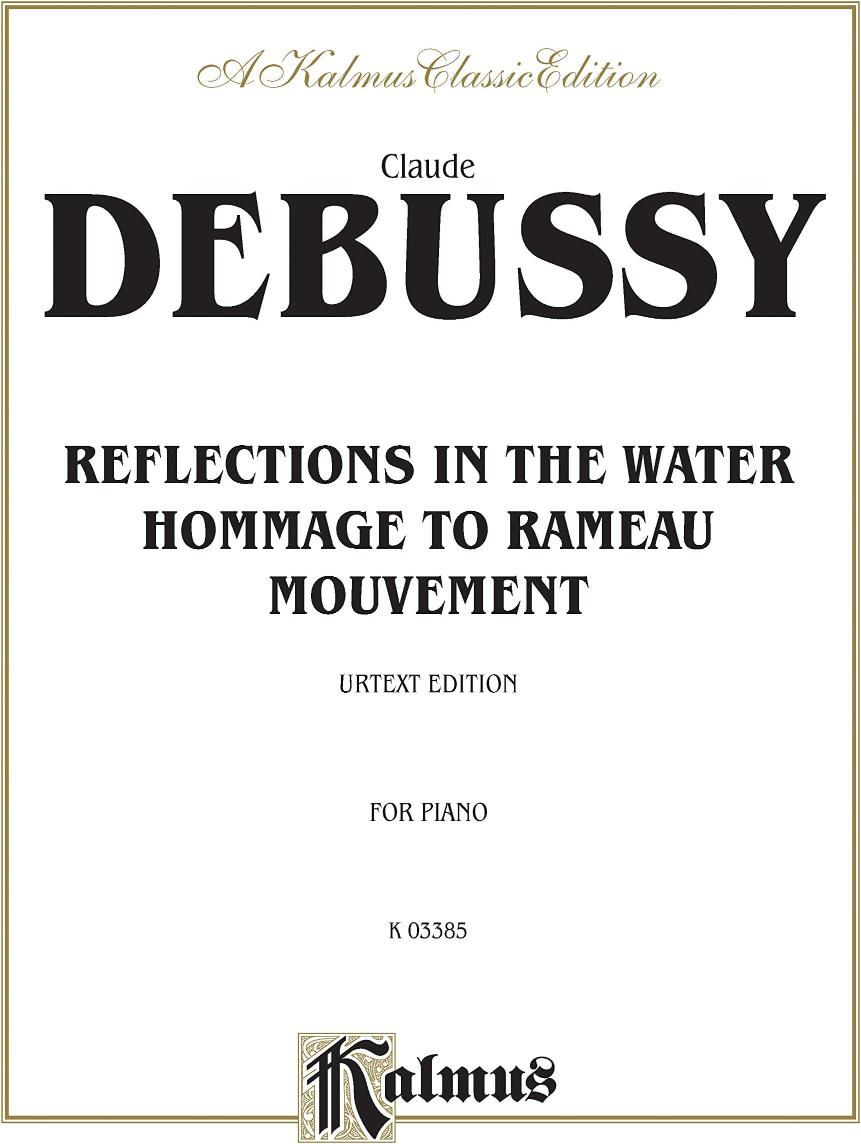 Reflets Dans L'eau (Kalmus Edition) Paperback โ January 1, 2000