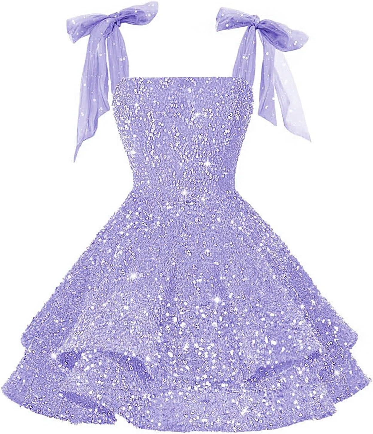 Sequin Flower Girl Dress Spaghetti Straps Birthday Wedding Sparkly Tiered Teens Pageant Formal Mini Dresses