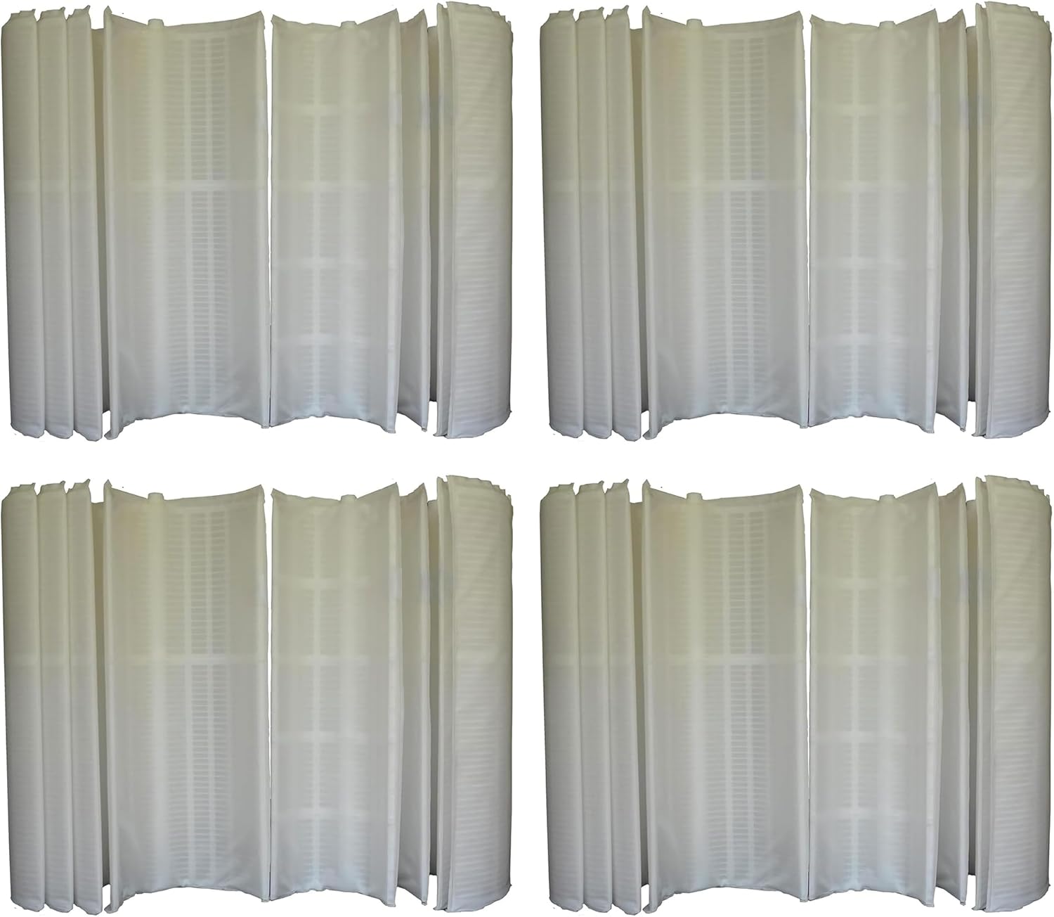 Hurricane Filters 4 Pack HF-DE60-SET - 60 Square Feet DE Grid Filter Replacement for PFS3060, FG-2005, FC-9550, Hayward DEX6000 DA/DS - Best Value USA DE Grid Pool Filters