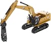 Diecast Master 1/87 Caterpillar CAT 395 Next Generation Hydraulic Shovel with Replacement Attachments