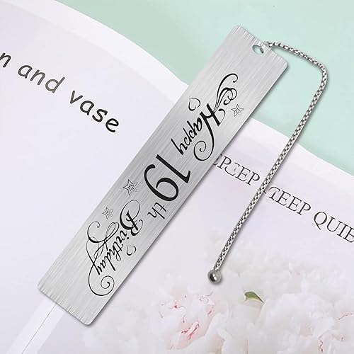 Miniatura 6 de Jzxwan Regalos de feliz cumpleaños 19 para adolescentes, niñas y niños, dulce regalo de cumpleaños de 19 años para mujeres y hombres, marcador de