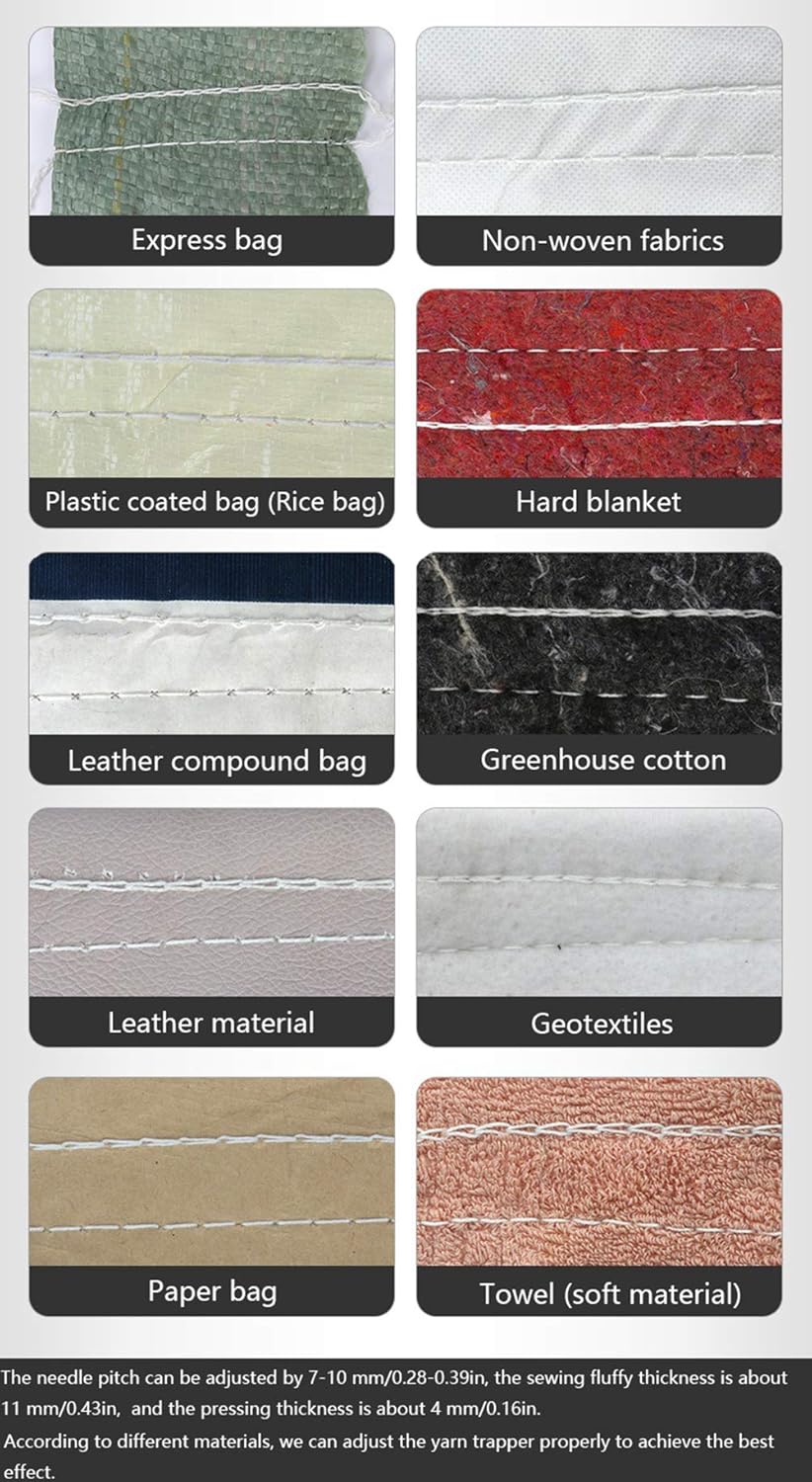 Hanchen Bag Sewing Machine Portable Bag Closer Bag Closing Machine Automatic Woven Bag Packing Machine for Woven Bag/Snakeskin Bag/Sack with CE Certificate