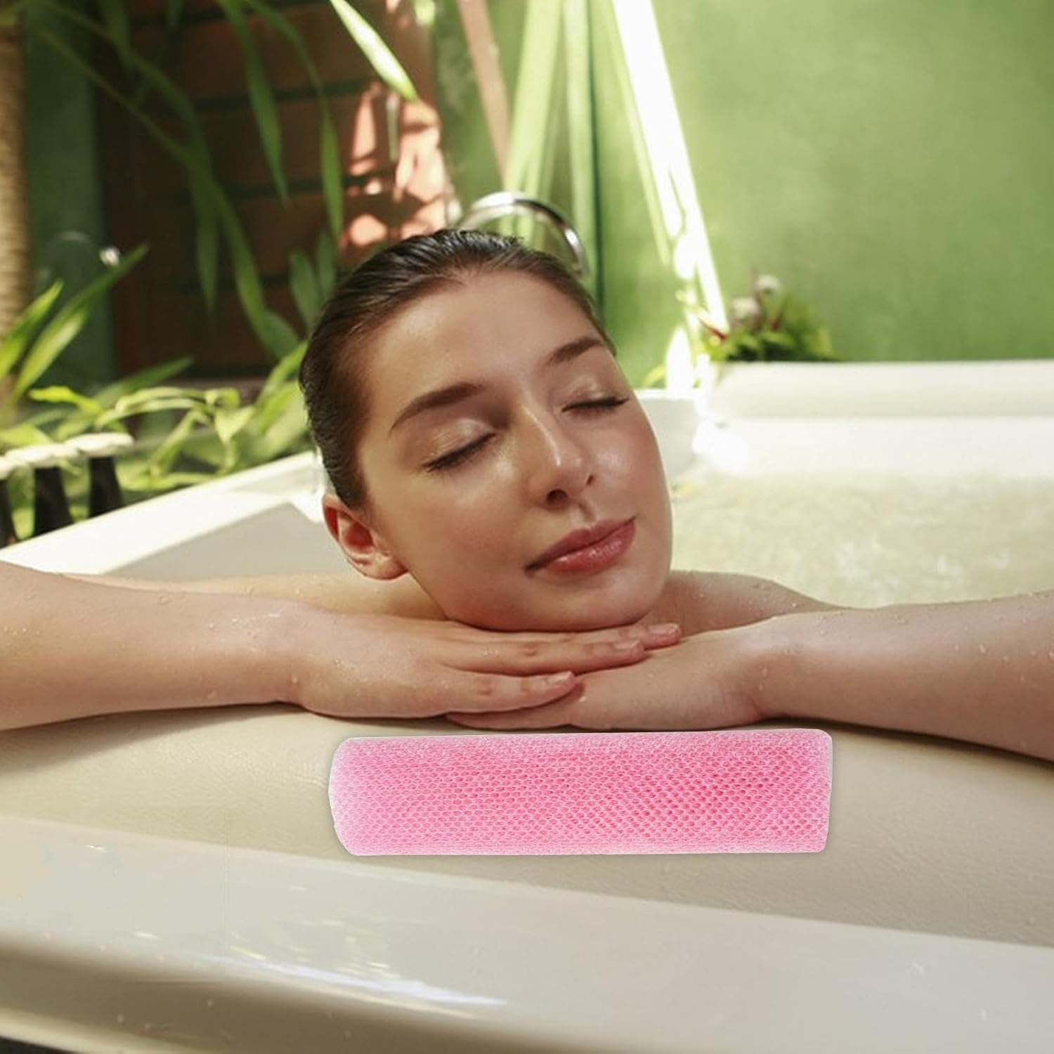 African Bath Sponge Elastic Dead Skin Removal Back Cleaning image 2