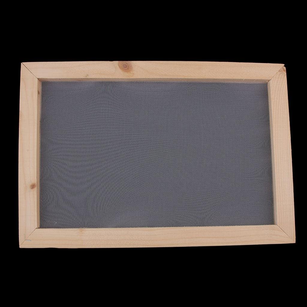 Wooden Paper Making Mould Frame Screen for DIY Paper Handcraft 20x30cm-picture-10