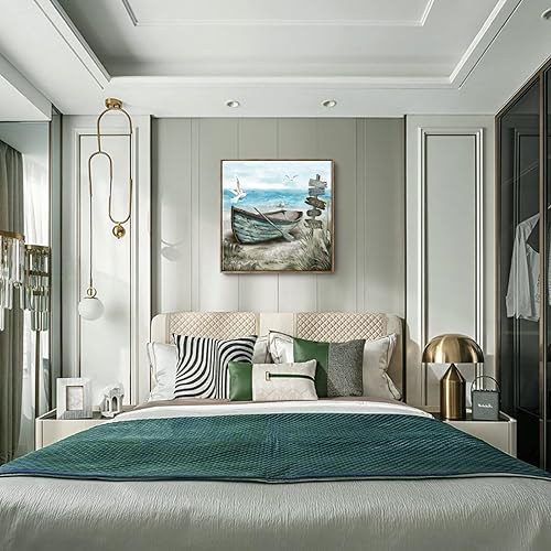 Vista 137 de AMATOP Arte para pared, flor enmarcada pintada a mano, pintura al óleo sobre lienzo, galería, obra de arte floral moderna, envuelta para la Pintura