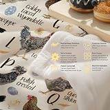 LOVE IS LIKE A BLANKET Chicken Alphabet Blanket Gifts – Lap and couch throw size