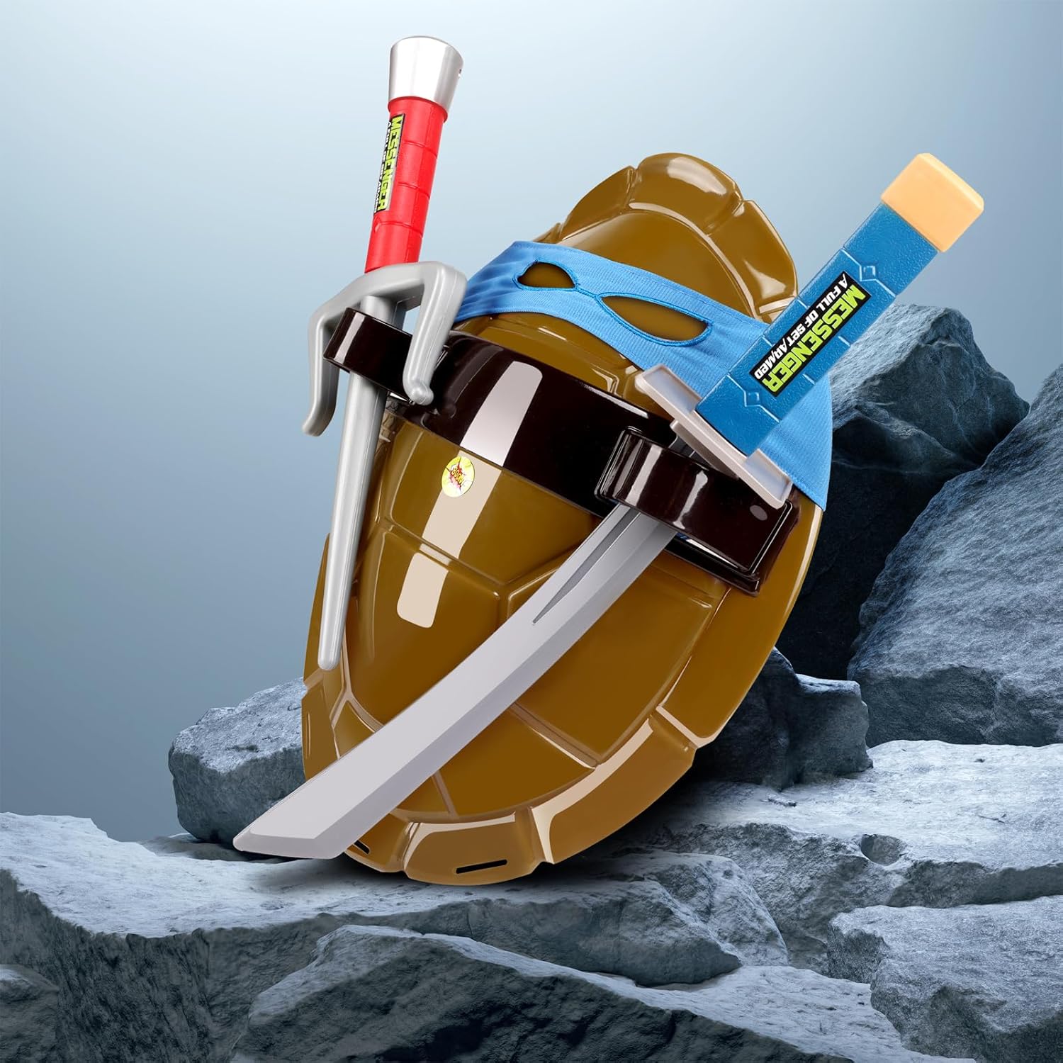 Turtle Shell Boys Toys Role-Playing Turtle Shell Costume, Super Cosplay Costume Cos Dressed Suit for Kids, Kids Halloween Costume for Boys and Girls - Image 2