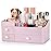 ONXE Makeup Organizer with Drawers,Large Capacity Countertop Organizer for Vanity,Bathroom and Bedroom Desk Cosmetics Organizer for Skin Care,Brushes, Eyeshadow, Lotions, Lipstick, Nail Polish