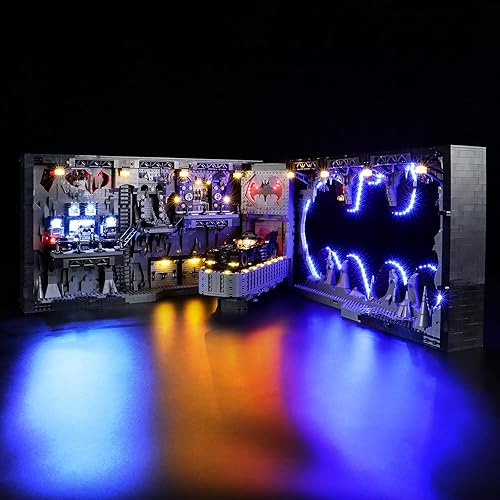 Miniatura 3 de LIGHTAILING Luz para Lego- 76252 Batcave Shadow-Box Kit de iluminación LED compatible con el modelo de bloques de construcción Lego NO incluido