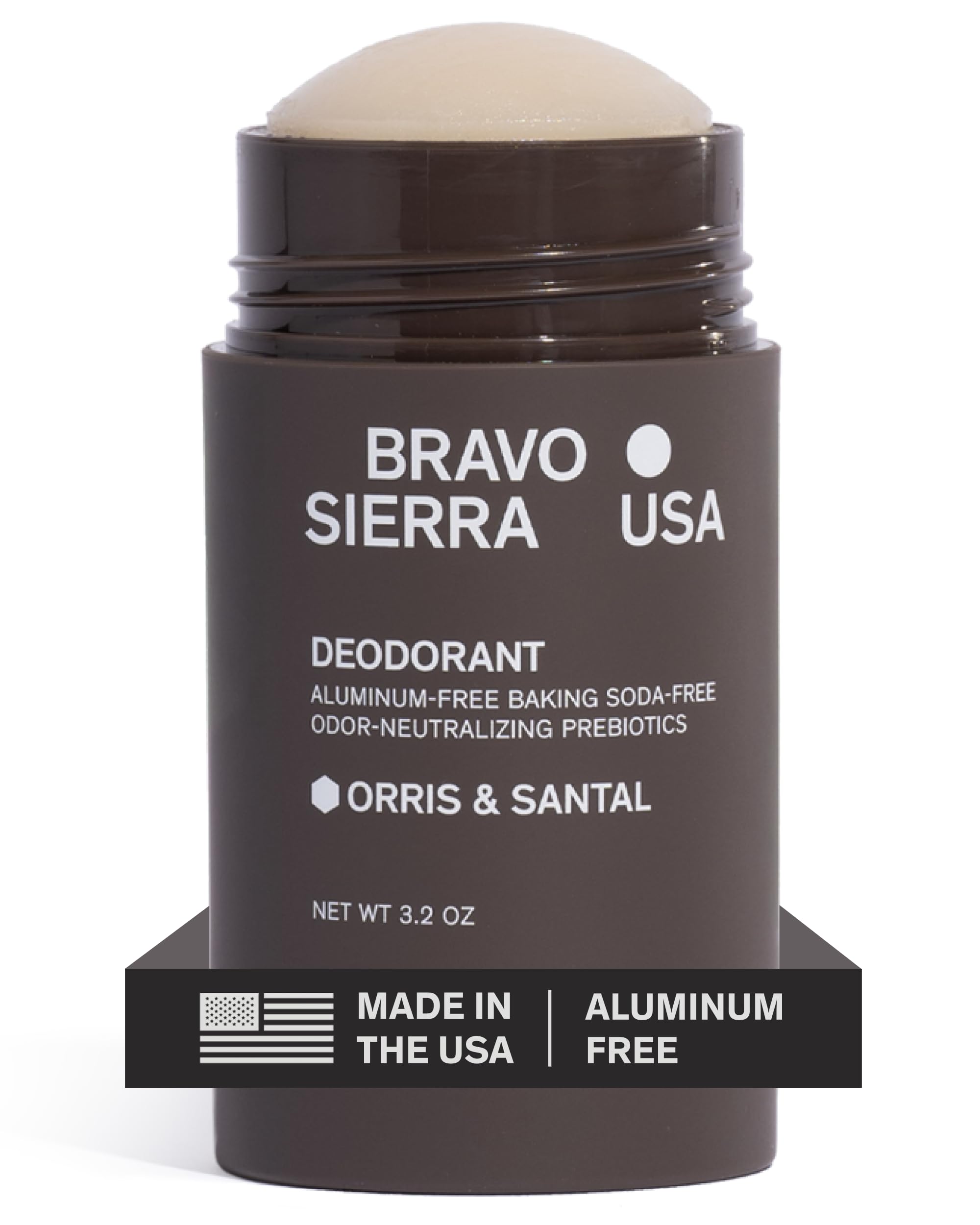Bravo Sierra Aluminum-Free Mens Deodorant - Antiperspirant for Men, 1-Pack