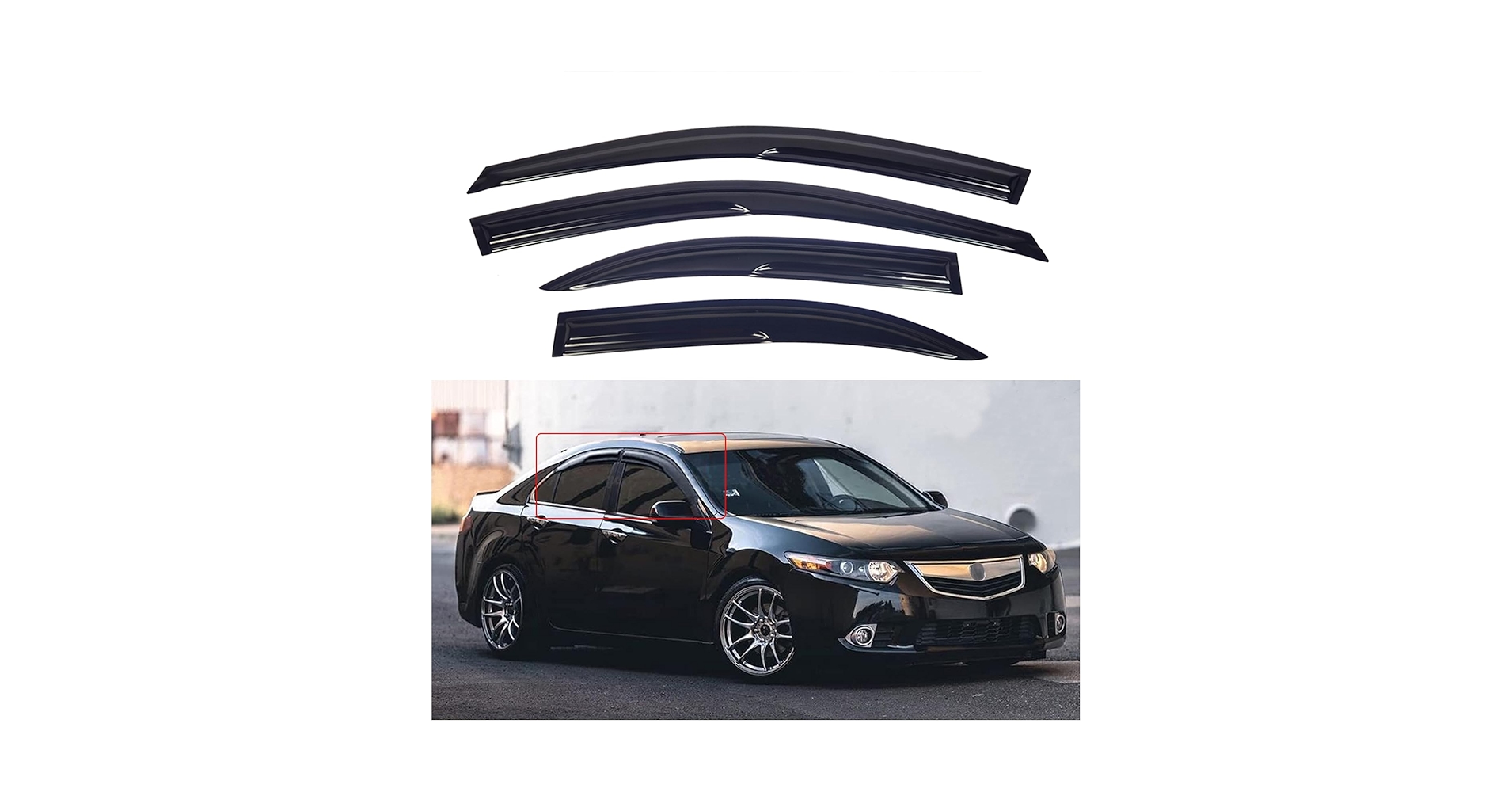 シードラス 084 Amazon.com: AceRide Window Visors for Acura TSX CU2 Sedan