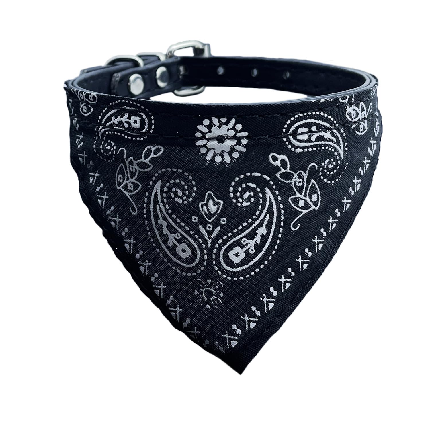 Bandana Con Collare Per Cani - Cotone E PU, Moda Unisex, Taglie S-XXL, Newtensina - Foto 11