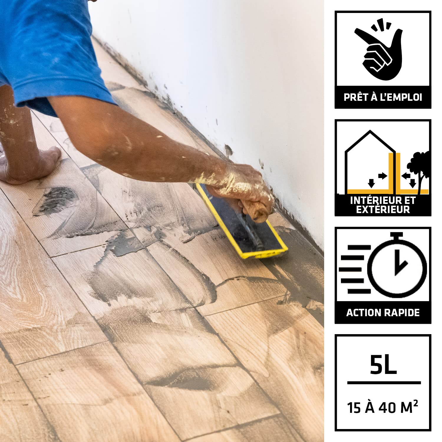 SIKA - Décapant - Nettoyant de ciment - Façade - Sol - Outils - Sikagard 145 - Action Rapide - Ne laisse pas de traces - 2L