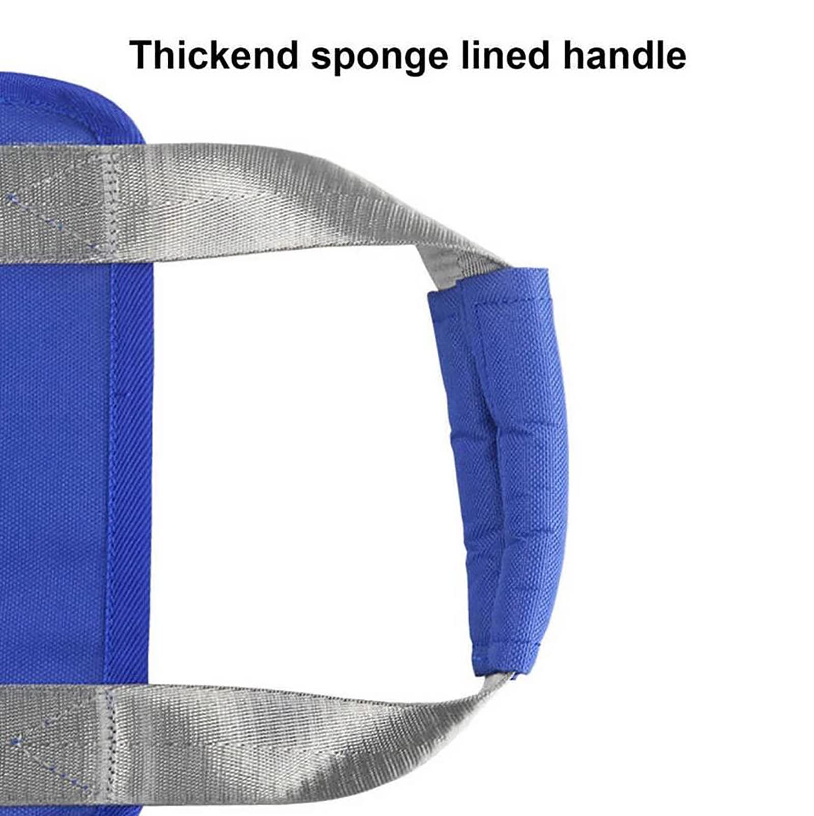 Almohadilla de Cama de posicionamiento, sábana de Transferencia para elevación de Pacientes con Asas, portátil, Reutilizable, Lavable, 41,3"/59,1" x 28,3", para Levantar, Girar y reposicionar al paci
