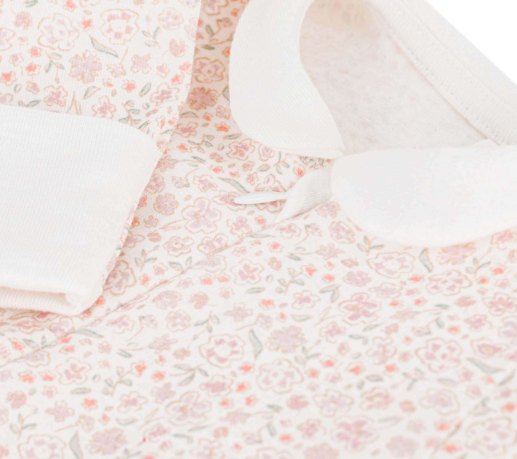 Petit Bateau Baby-Schlafanzug aus Baumwolle mit Blumenmuster