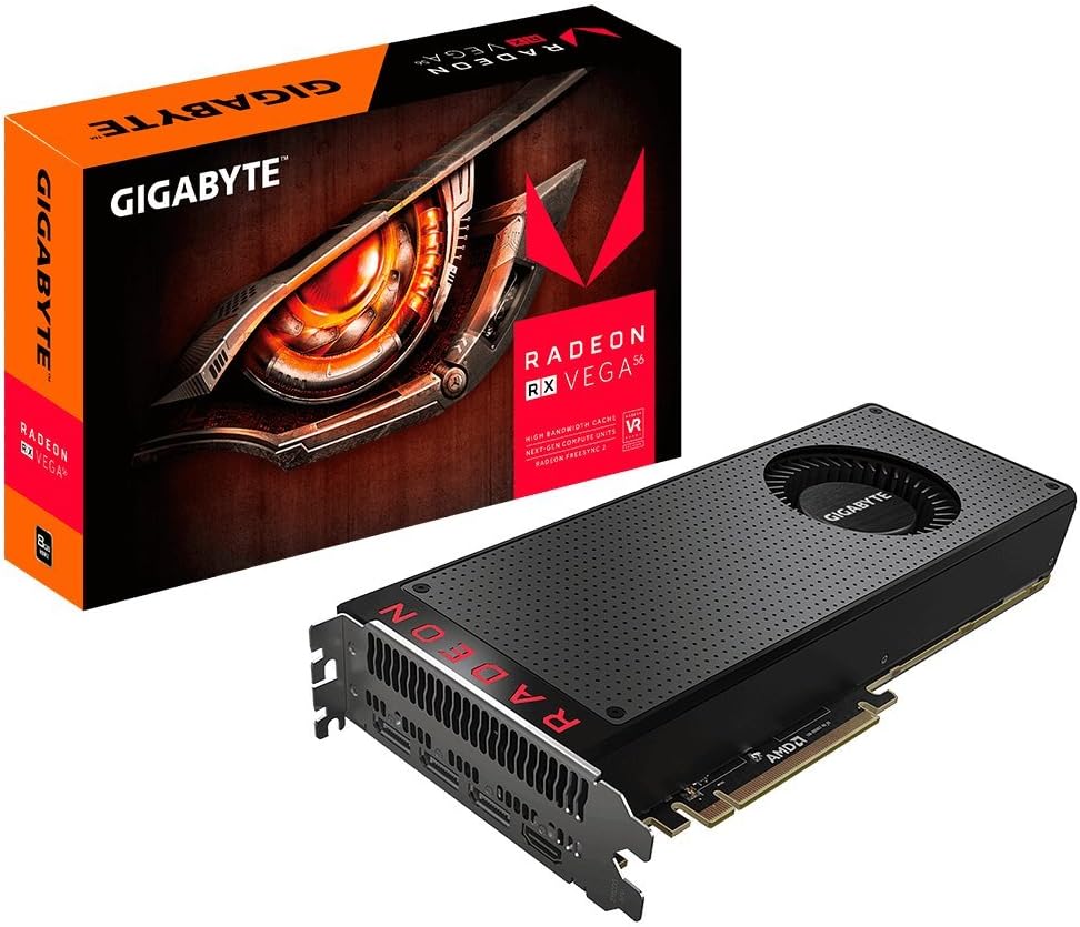 GIGABYTE Radeon RX Vega 56 8G Graphics Card GV-RXVEGA56-8GD-B