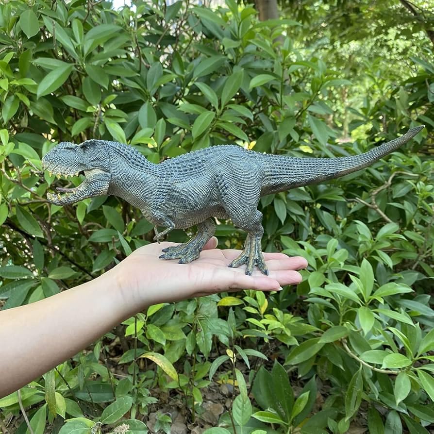 Image of Kong T-Rex Realistic Dinosaur Toy with Movable Mouth Textured Dinosaur Figure Prehistoric Animal Creatures Educational Toy for Kids & Adults