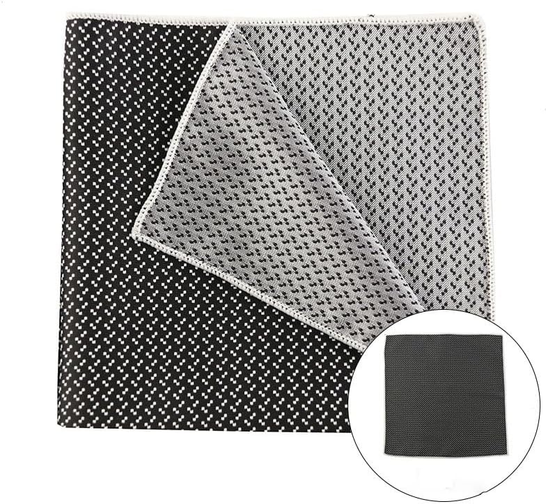 Men's British Retro Striped Polyester Silk Pocket Square Wedding Suit Shirt Handkerchief