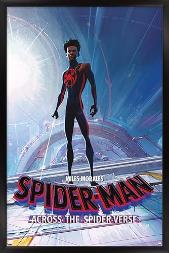 Trends International Marvel Spider-Man Across The Spider-Verse - Miles Morales - Póster de pared de una hoja, 22.4 pulgadas de largo x 14.7 pulgadas