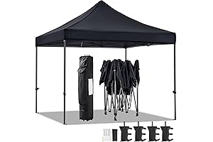 Yaheetech Instant Pop Up Canopy Tent Outdoor Commercial Canopy 500D Heavy Duty...