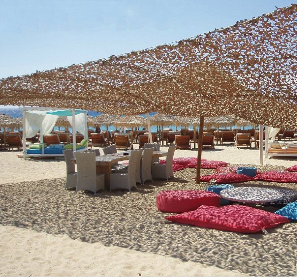 Rete militare per caccia all'aperto e campeggio Tactical Sun Shelter durevole e leggero Camo ge Canopy per caccia, pesca, escursionismo e attrezzatura di sopravvivenza