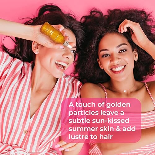 Miniatura 4 de Natura Oceanía Radiant Body Shimmer Oil - Lujosa hidratación y rejuvenecimiento de la piel, recomendado por dermatólogos