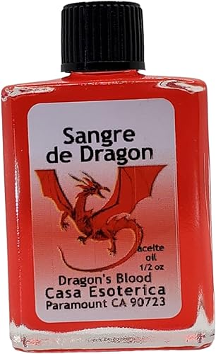 Magick Space Aceite de unción espiritual (Sangre de Dragon Aceite) Aceite de sangre de dragón hechizo protector Evita la energía negativa y el