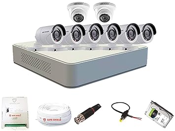 HIKVISION 1080p Full HD CCTV Camera with Speedlink Cable and Power Supply Surveillance Kit, White