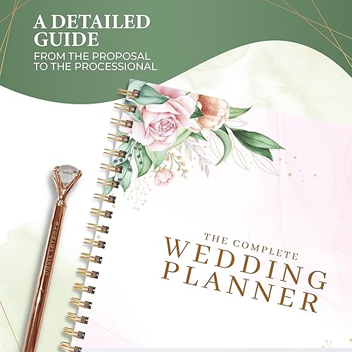 Miniatura 7 de Planificador de bodas Libro y organizador perfecto para la novia - Planifica la boda de tus sueños. - Planificador de bodas, libro y organizador de