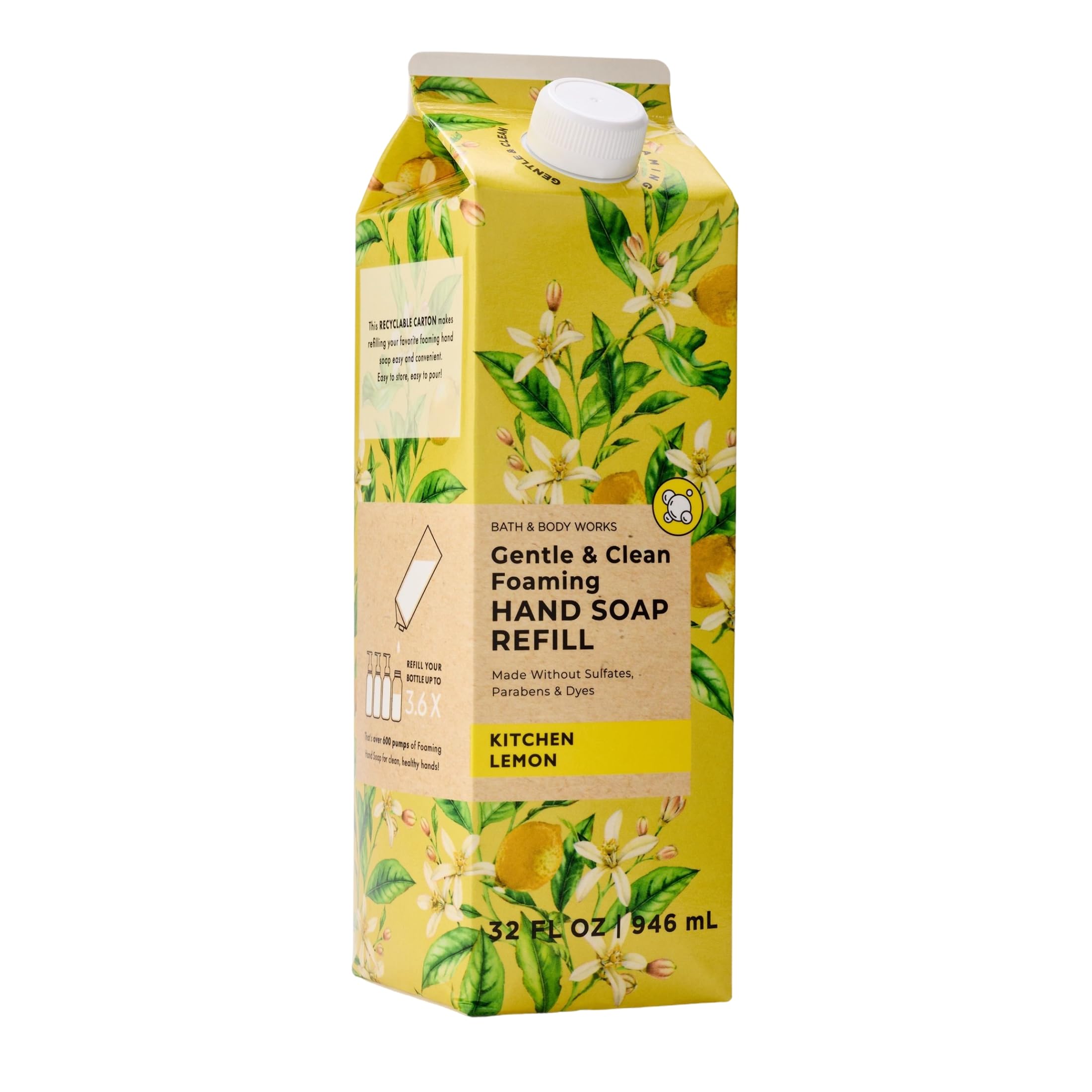 Amazon.com : Bath & Body Works Foam Soap Refill, Kitchen Lemon