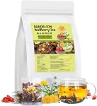 Ginseng Five Treasures Tea, Traditional Chinese Herbal Natural Organic Kidney Cleanse Detox Tea for Women & Men, 7 Precious Ingredients Formula (25 Bags/1 Pack, Ginseng Five Treasures Tea)