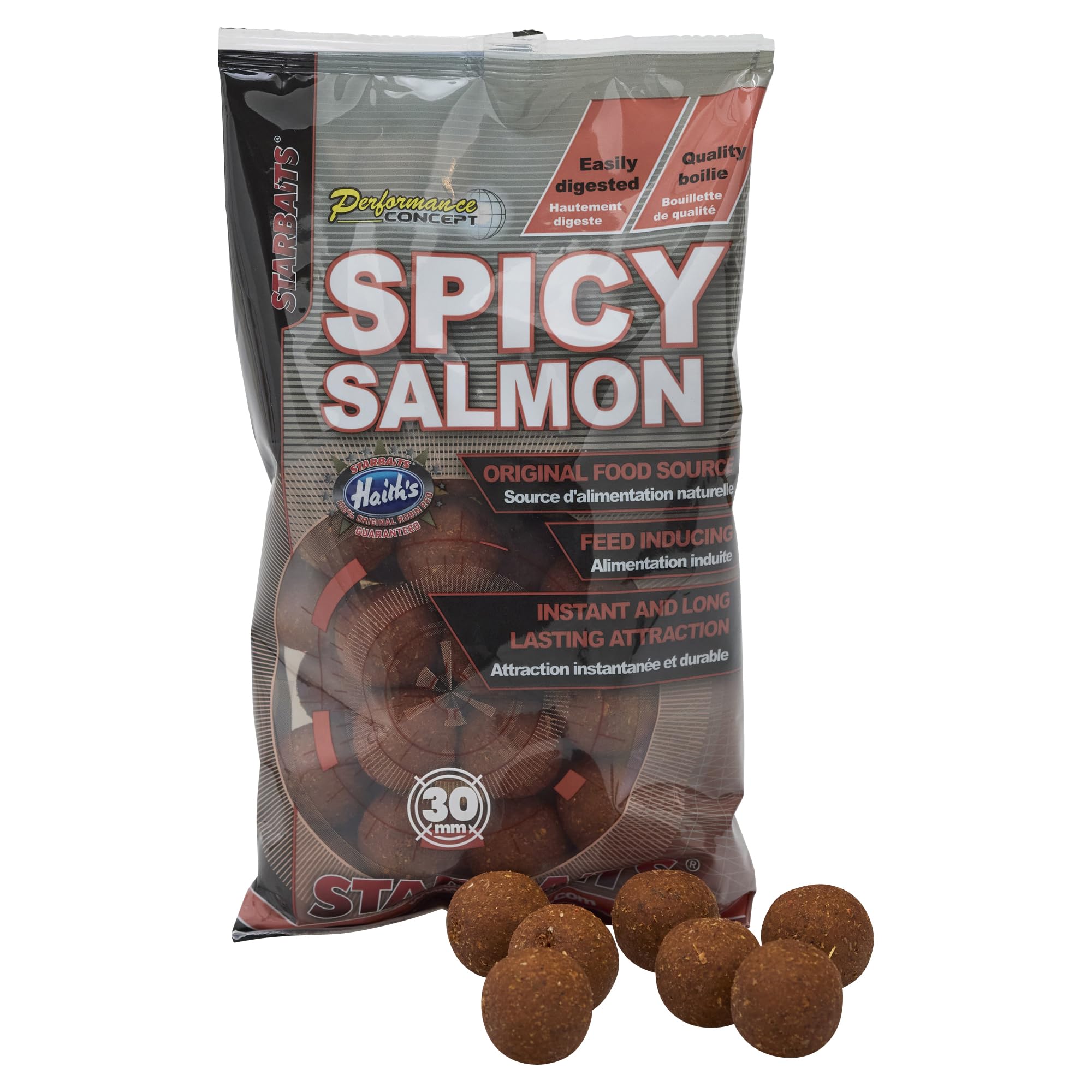 Bouillettes Performance Concept Spicy Salmon - 800g - D.30mm - Marron - 49141